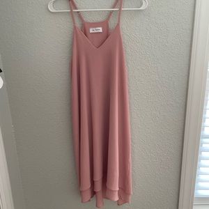CES FEMME | women’s blush tank dress (boutique)